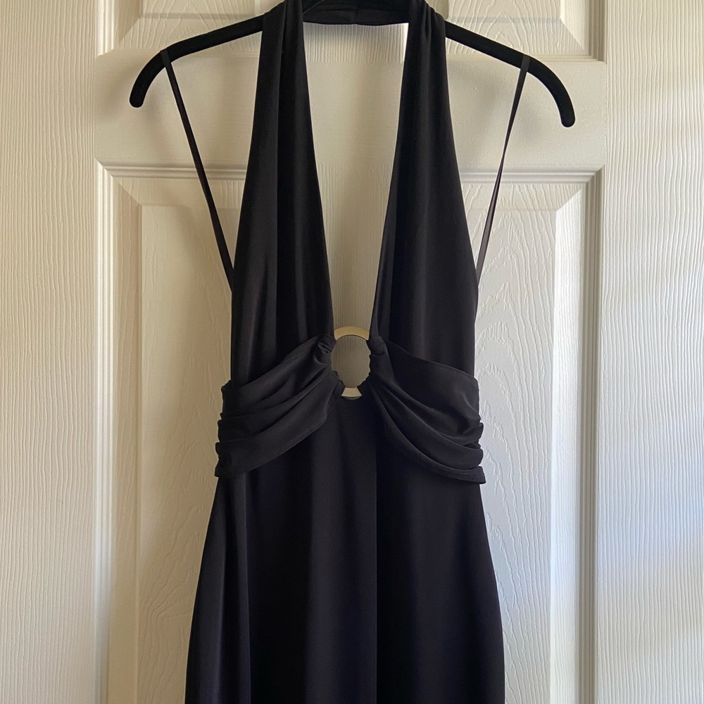 Black Cocktail Party Dress